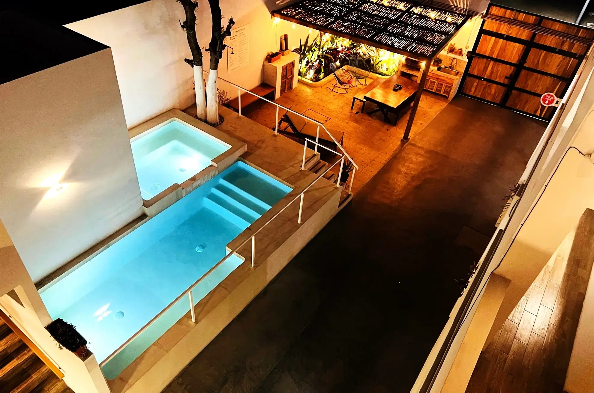 Palo Verde pool and terrace view