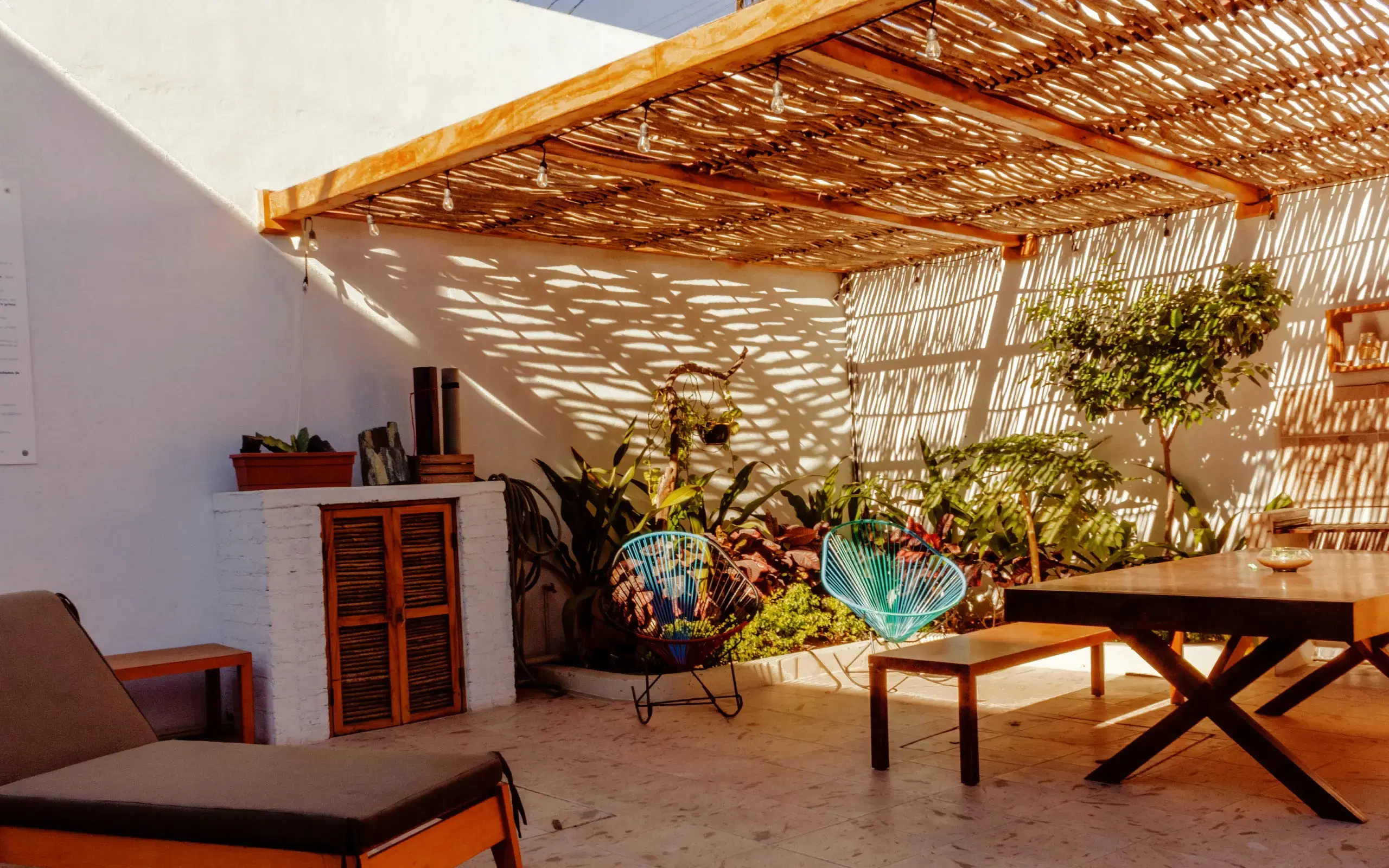 Casa Palo Verde terrace and pool view