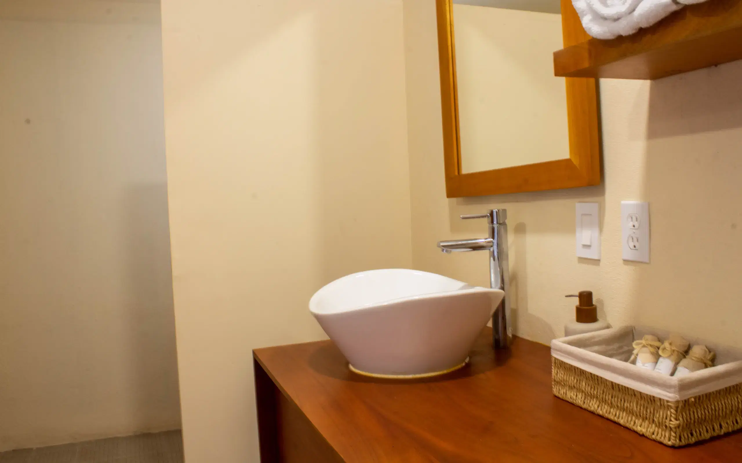 Standard Studio bathroom vanity with vessel sink